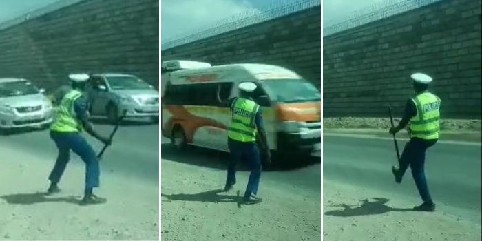 The Story of Traffic Cop in Viral Video Along Mombasa Road