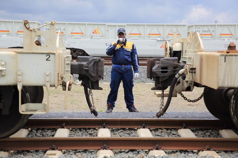 Newly repaired rail line lies idle, open to vandals