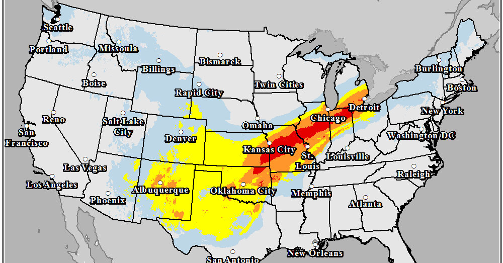Winter Storm Is Set to Bring Snow Across the U.S.