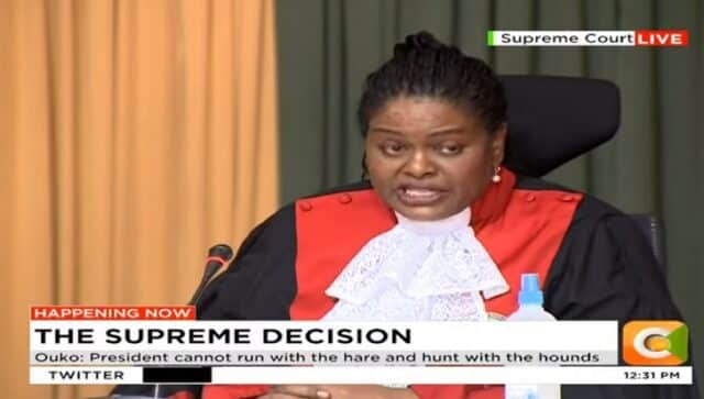 Supreme Court Judge Njoki Ndung’u's favorable Judgemen on BBI
