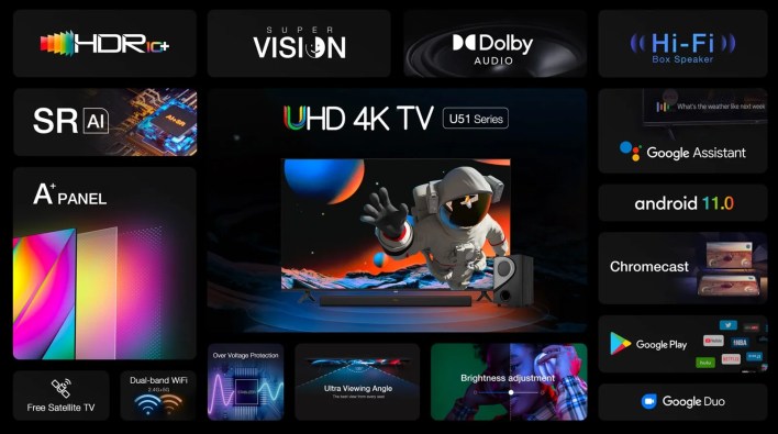 Syinix U51 Series launched in Kenya bringing 4K HDR10+ and Android TV 11