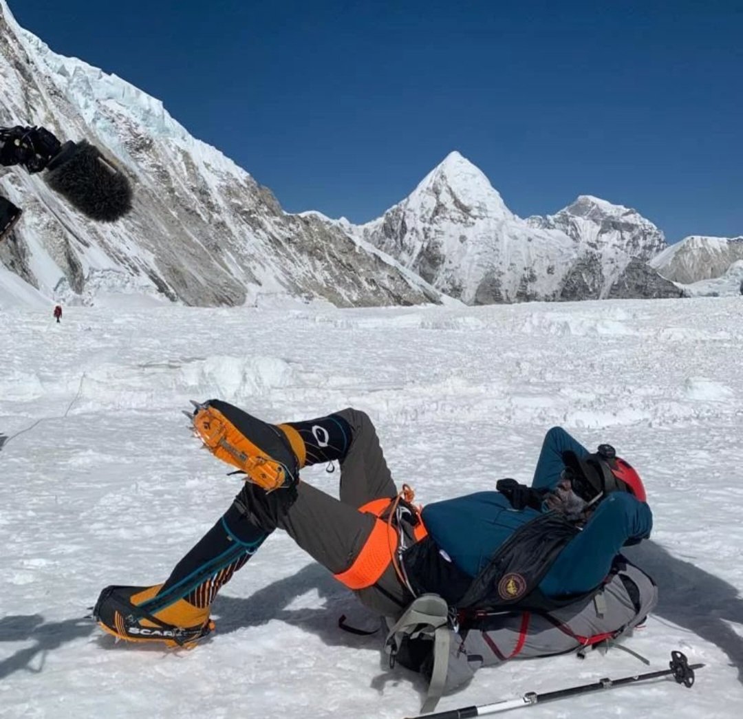 Retired teacher James Kagambi becomes first Kenyan to get to peak of Mt. Everest