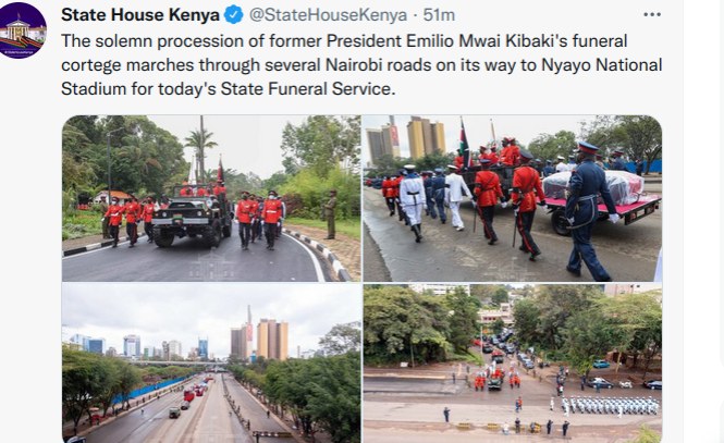 Kenya: 19-Gun Salute and Military Jets Flyover Honours Kibaki at State Burial