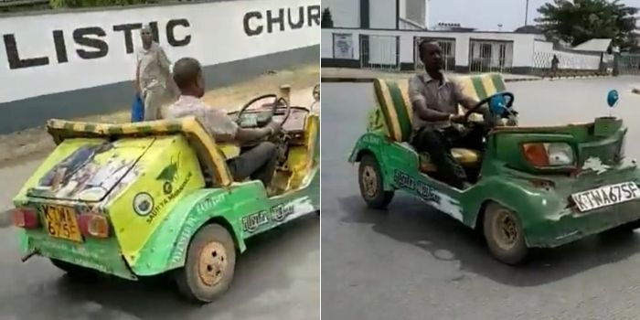 Mombasa Man Goes Viral With UDA Branded Car [VIDEO]