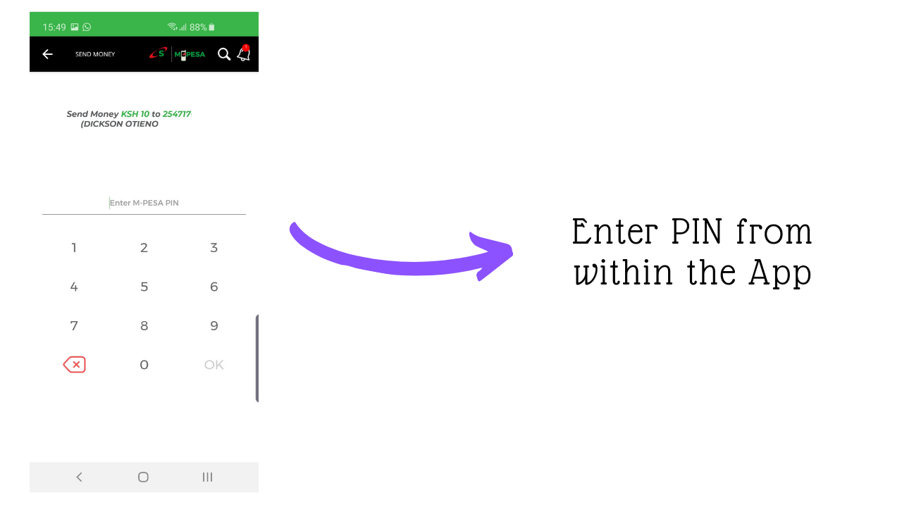 mySafaricom now allows you to enter M-Pesa PIN within App