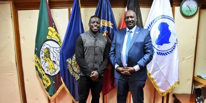 Sprinter Omanyala Lands Recce Squad Job