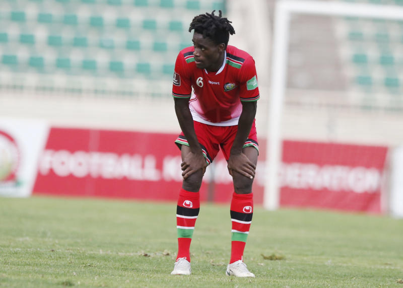 Harambee Star’s midfielder Odada optimistic ahead of Rwanda test : The standard Sports