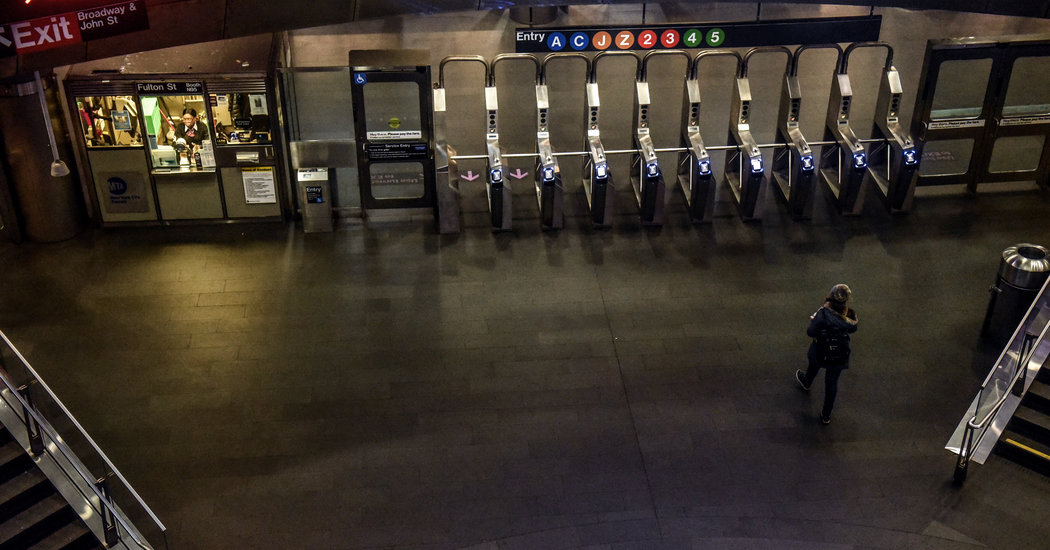 Subway Service Is Cut by a Quarter Because of Coronavirus