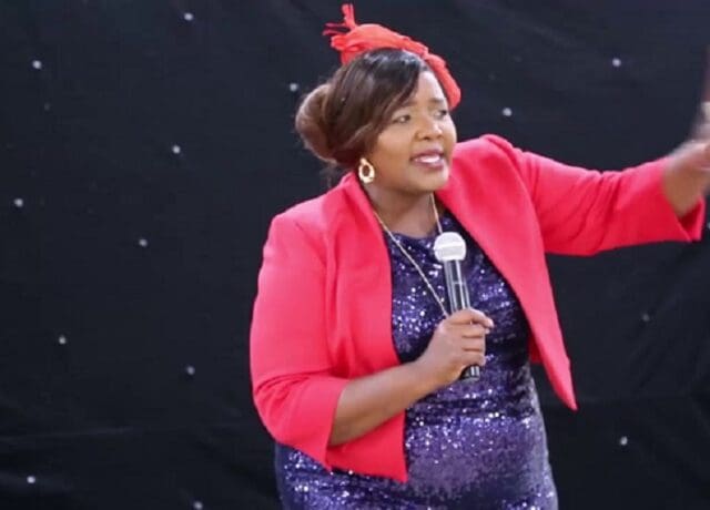 Anne Wamuratha Issues Apology for throwing Pieces of Cake to the Crowd