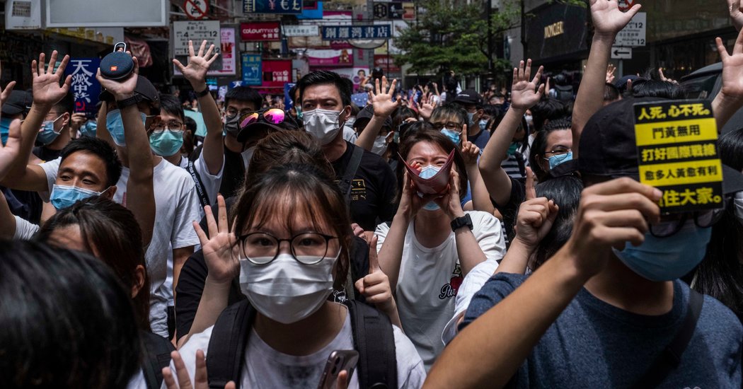 Ignoring Coronavirus Fears, Hong Kong Protesters Rally Against China's Push