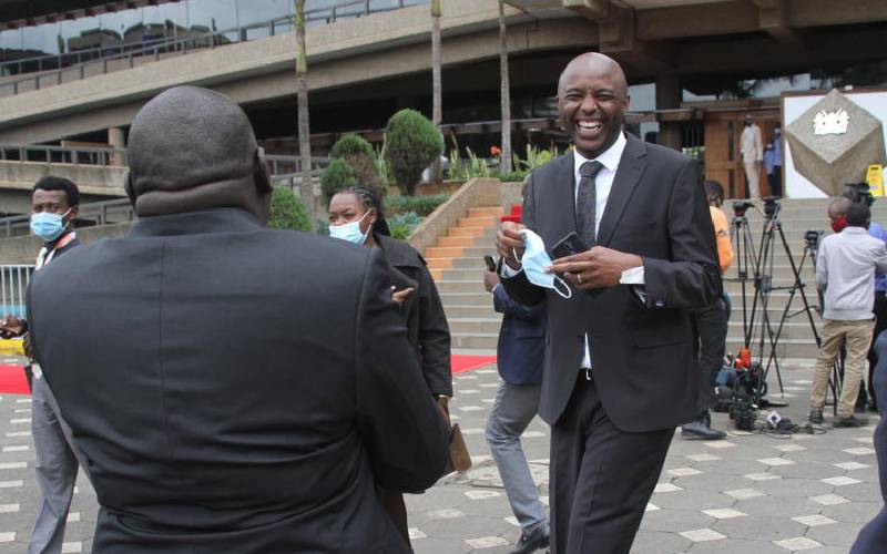 Kang'ata urges BBI promoters to explore parliamentary route