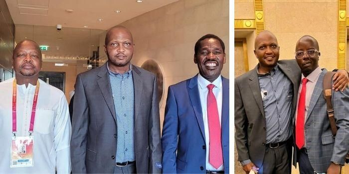 Moses Kuria, Raila's Son Join Uhuru in Dubai