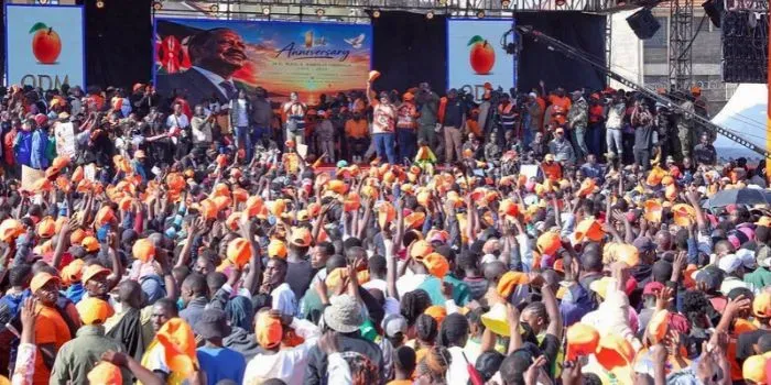 ODM Rally Descends Into Chaos at Nairobi Jacaranda Grounds