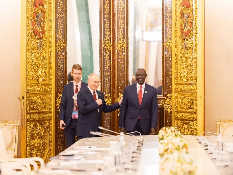 President Putin Announces 70 Scholarships for Kenyan Students