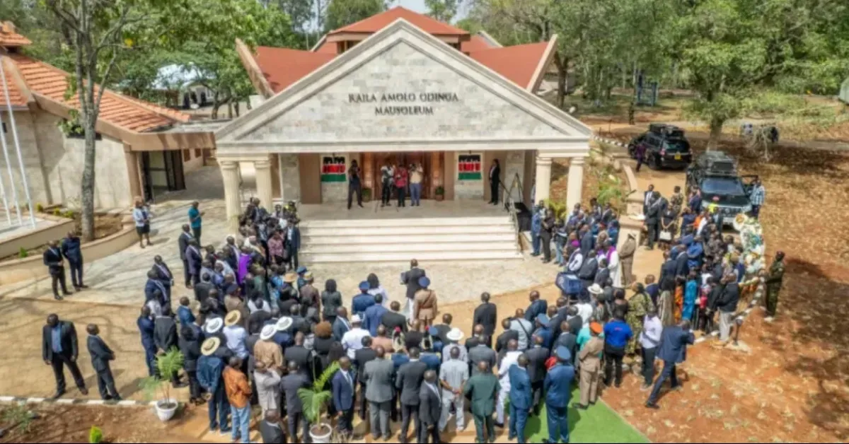 President Ruto Unveils Raila Odinga Mausoleum in Bondo