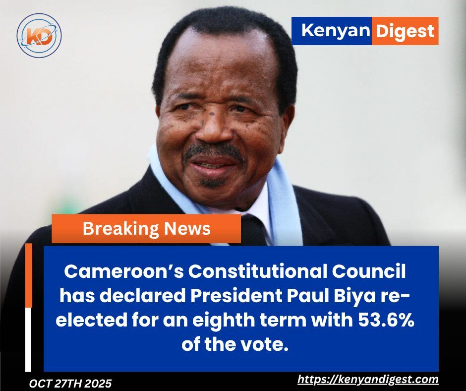 Paul Biya’s Re-Election: What Cameroon’s Political Longevity Reveals About Leadership and Governance in Africa