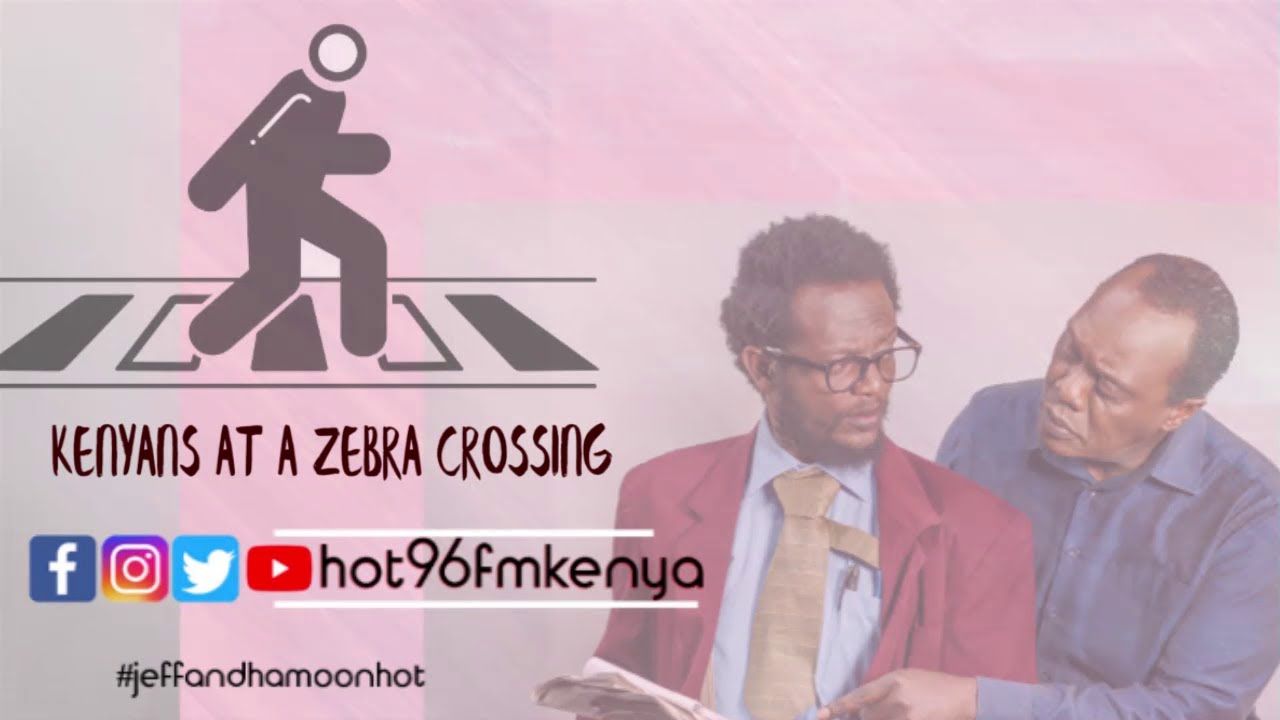 Kenyans at a Zebra Crossing