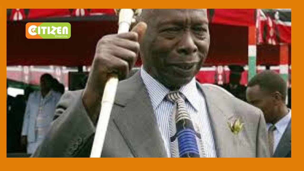 Moi's son, Gideon Moi, gives the first statement on behalf of Moi's family