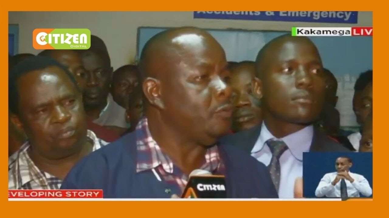 Pupils injured at Kakamega Primary School stampede receiving treatment at Kakakega Referral Hospital