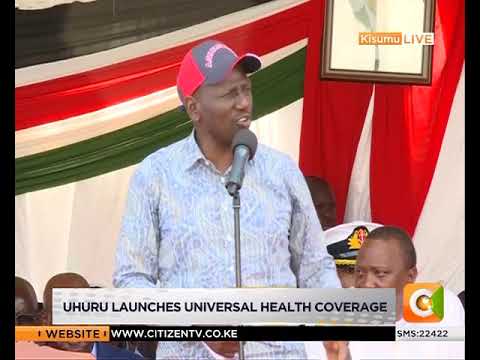 DP Ruto addressing Kisumu residents during Uhuru, Raila Nyanza Tour
