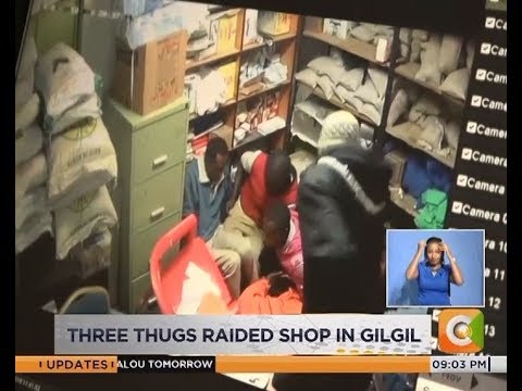 Daring robbery caught on CCTV cameras