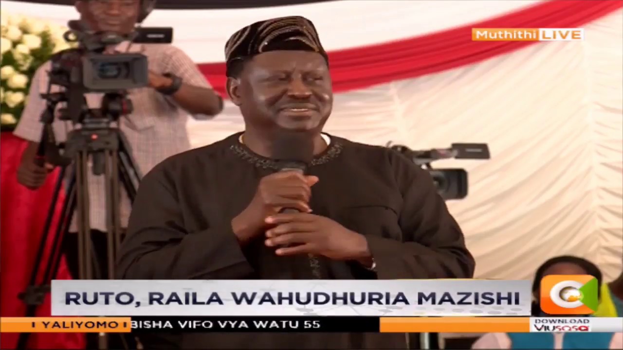 Raila Odinga's speech at musician Joseph Kamaru's funeral