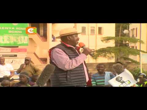 Odinga apokelewa kwa mbwembwe kutoka JKIA