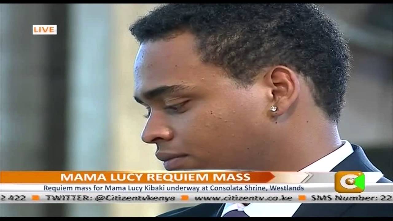 Mama Lucy Kibaki Tribute From Grandchildren At Requiem Mass