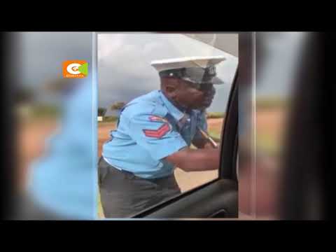 Afisa wa trafiki anaswa akipokea hongo