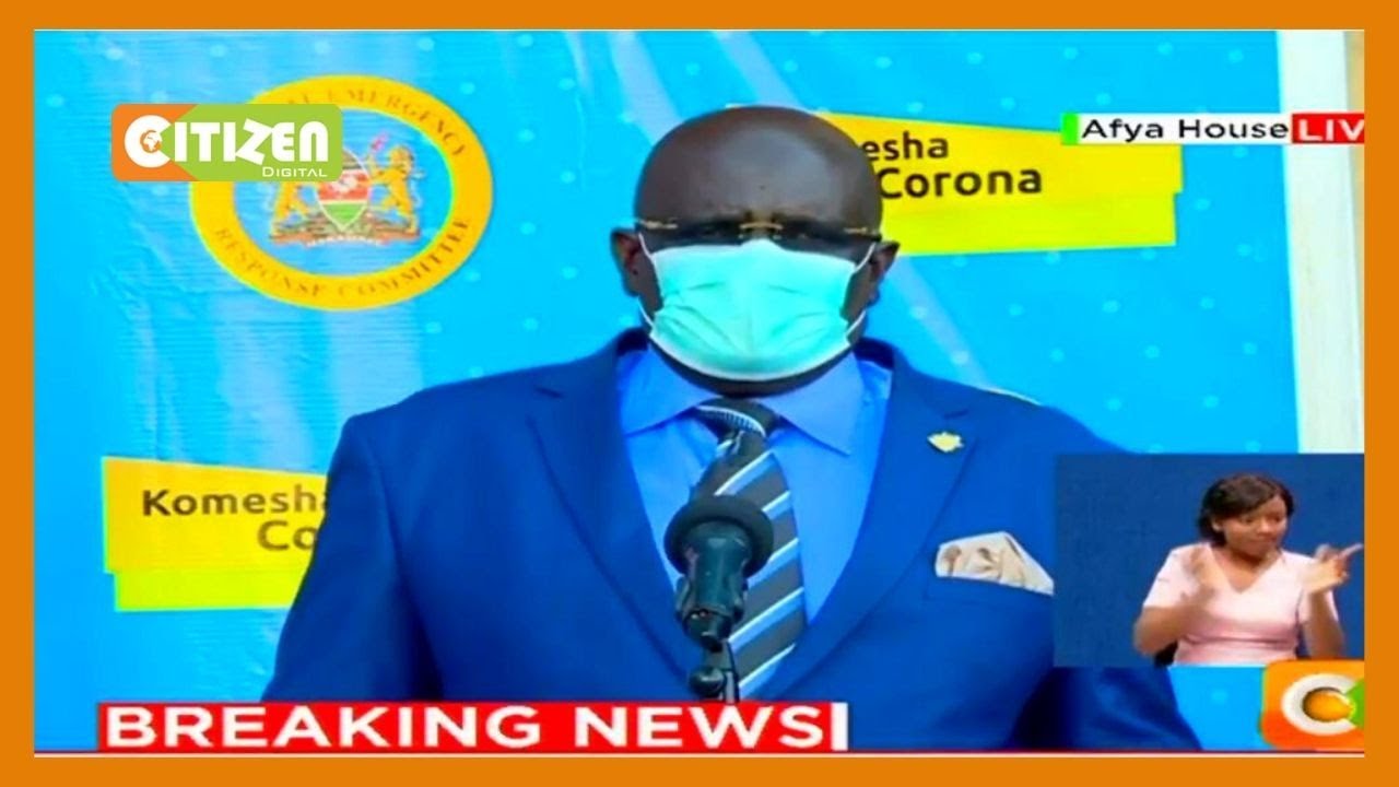 "I’m focusing on the disease and not so much on going back to school," Education CS Magoha