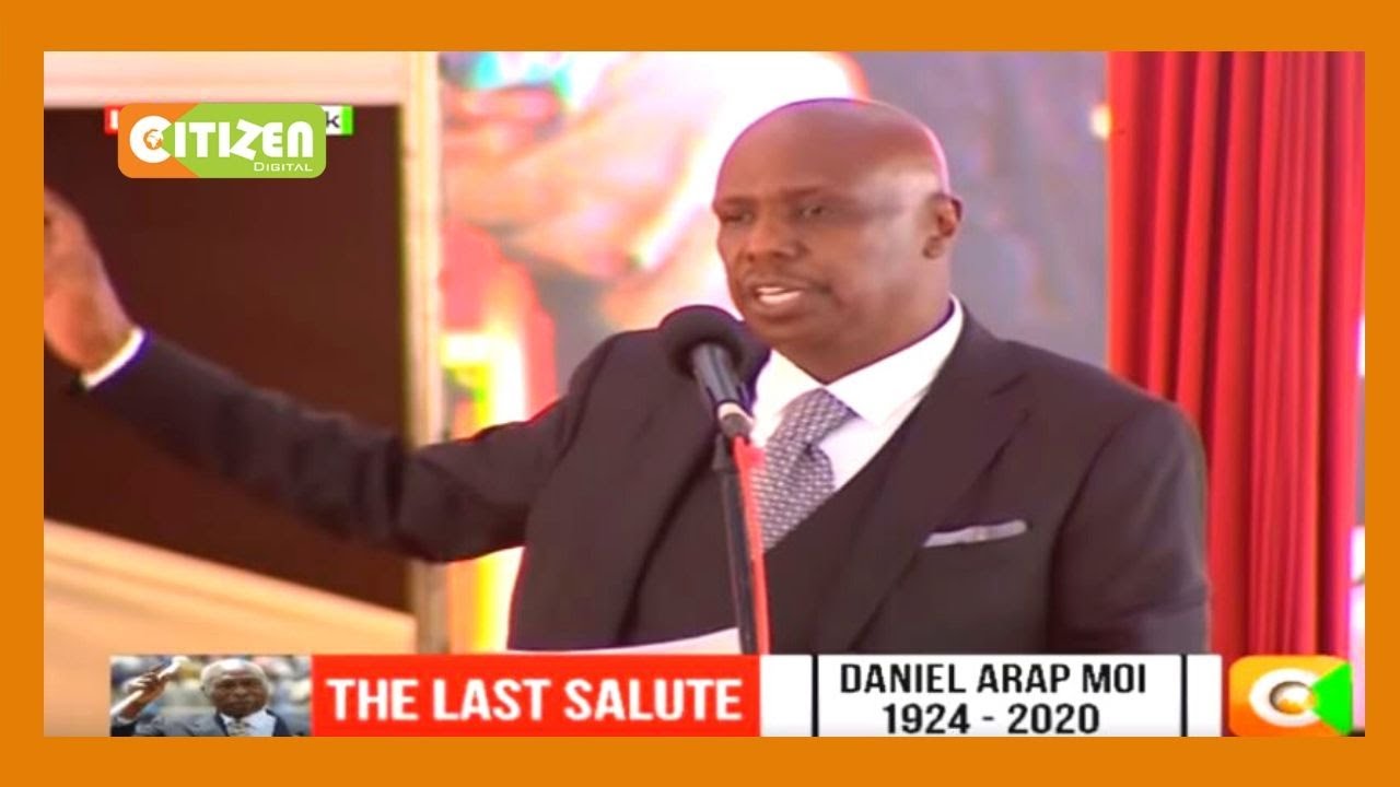 Gideon Moi charms mourners as he gives gratitude to Moi family’s support system