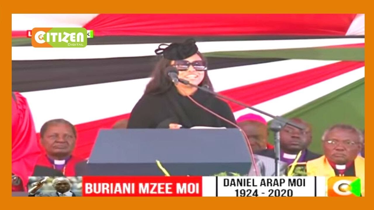 The late Moi's granddaughter's tribute to her grandfather