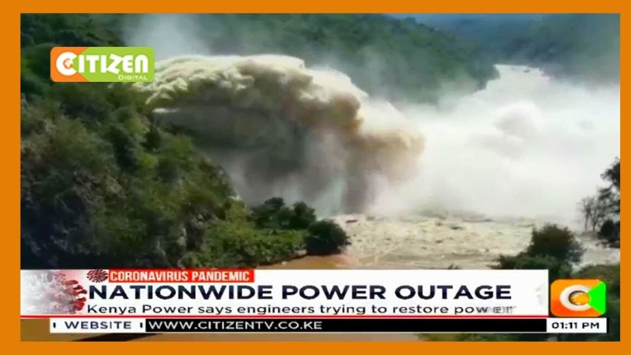Charles Keter, Energy CS: We are currently restoring electricity within 2 hours