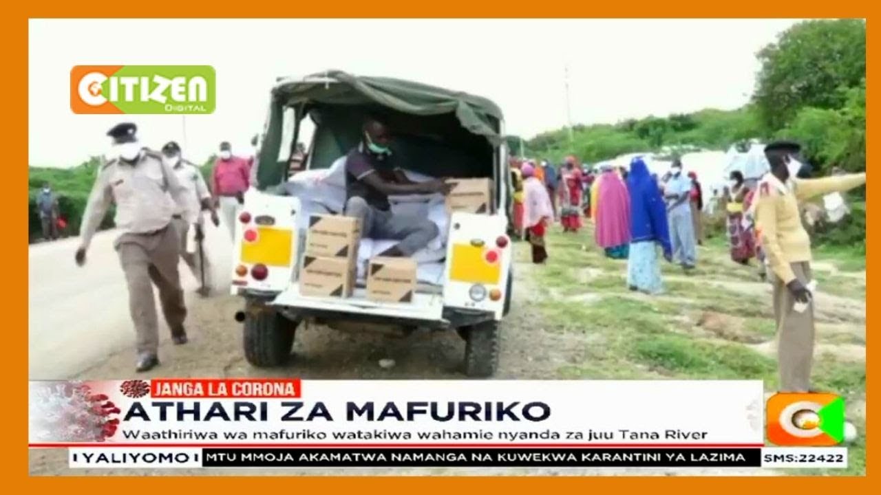 Waziri wa ugatuzi Eugene Wamalwa agawa chakula cha msaada