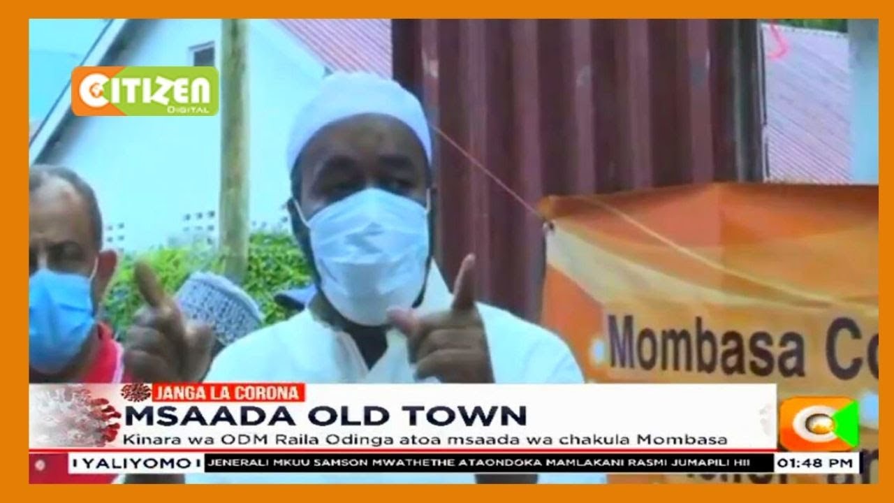 Kinara wa ODM Raila Odinga atoa msaada wa chakula Mombasa