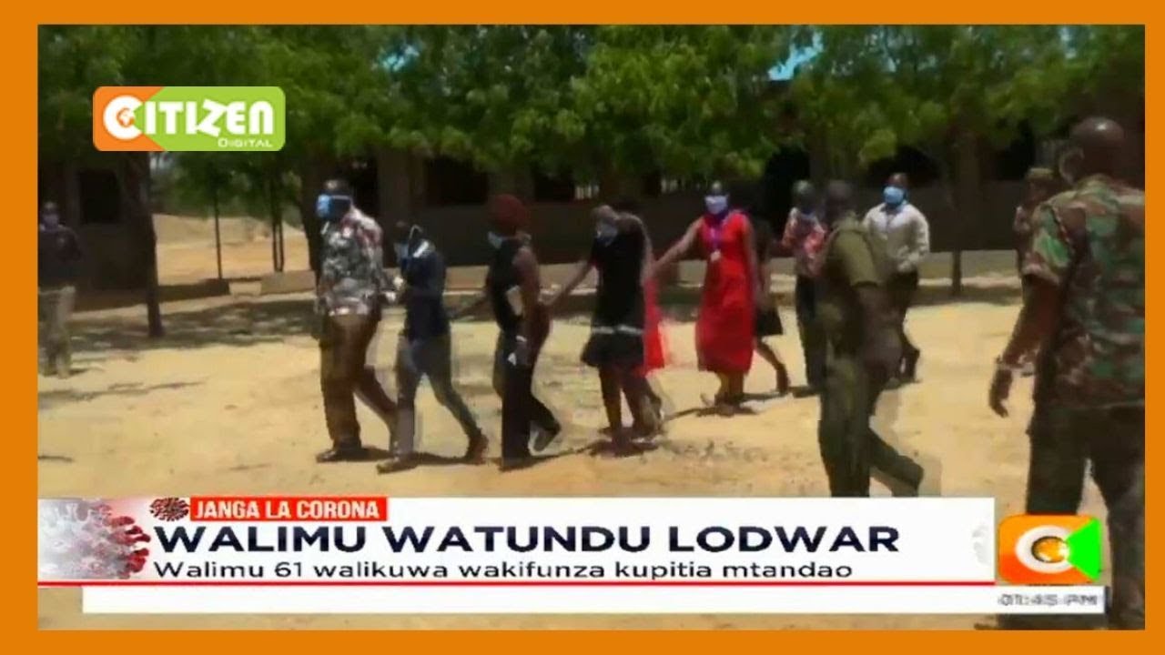 Walimu 23 wanaswa wakitangamana darasani Lodwar