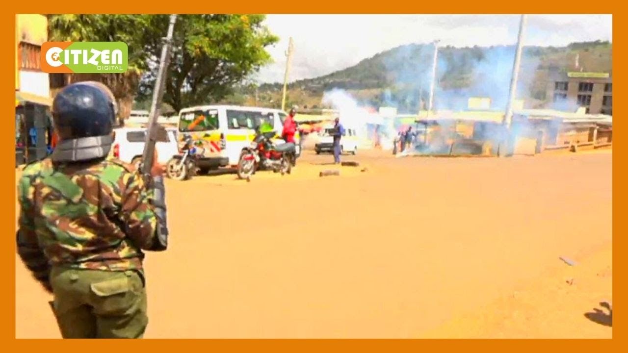 Police disperse pro-Ruto demos in Kabarnet
