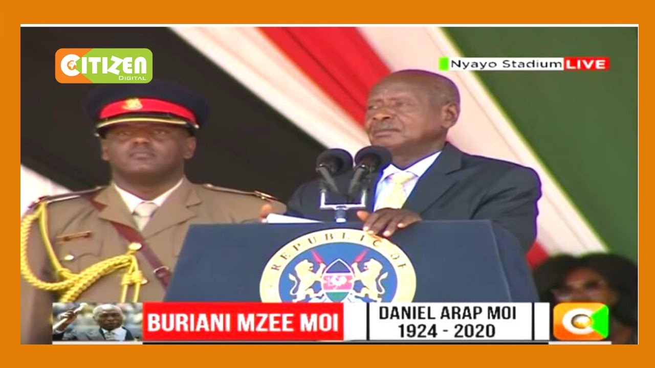 “Mzee Moi alitufungia mpaka” President Yoweri Museveni recalls Moi's patriotism to his country
