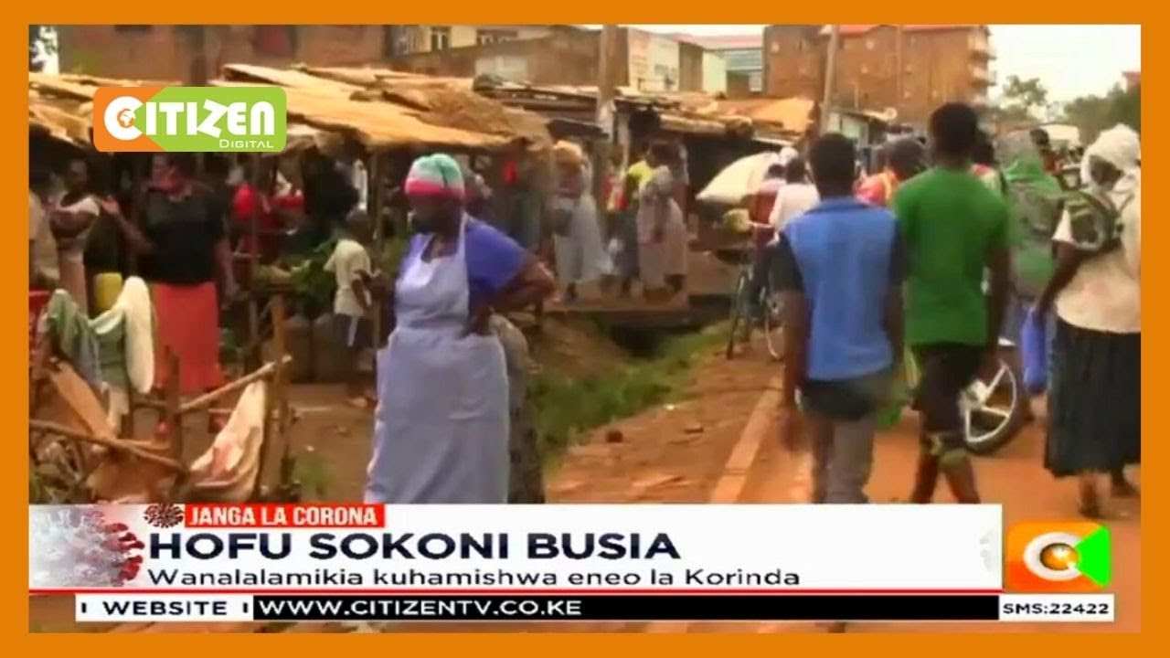 Mamia ya wafanyibiasha na wachuuzi wa soko watoa lalama zao
