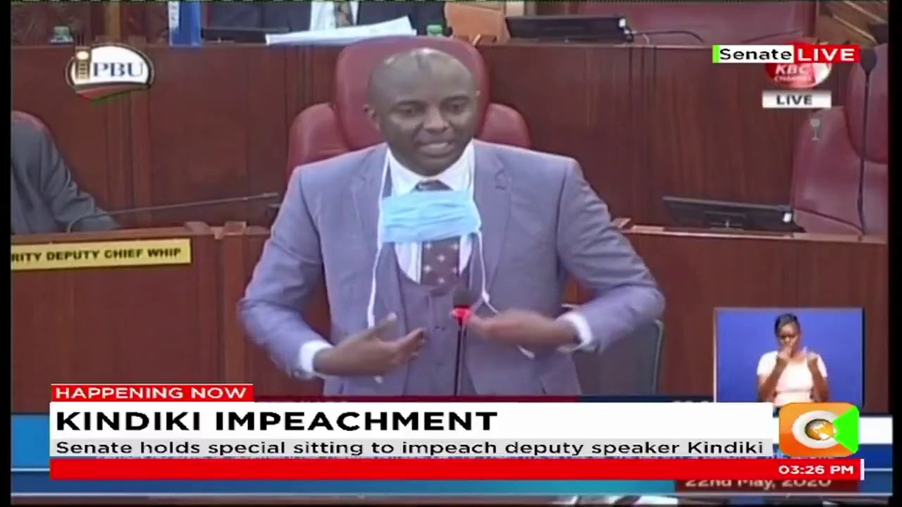 Irungu Kang’ata: This motion is not because I have a personal issue with my brother Kindiki