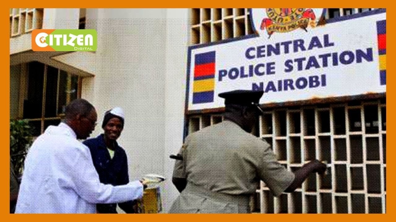 Man volunteers to sanitize police stations in Nairobi