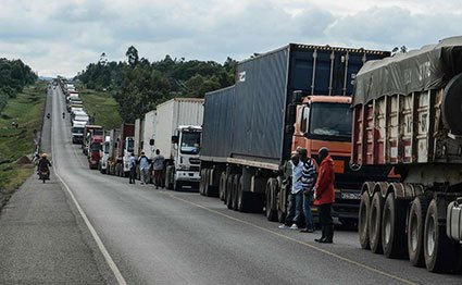 Kenyan trucker in hiding after testing positive in Uganda