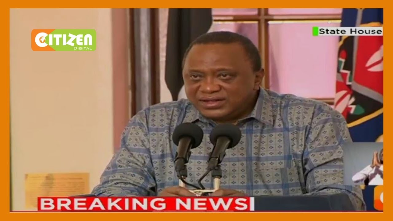 President Kenyatta's full speech on the state of coronavirus in Kenya