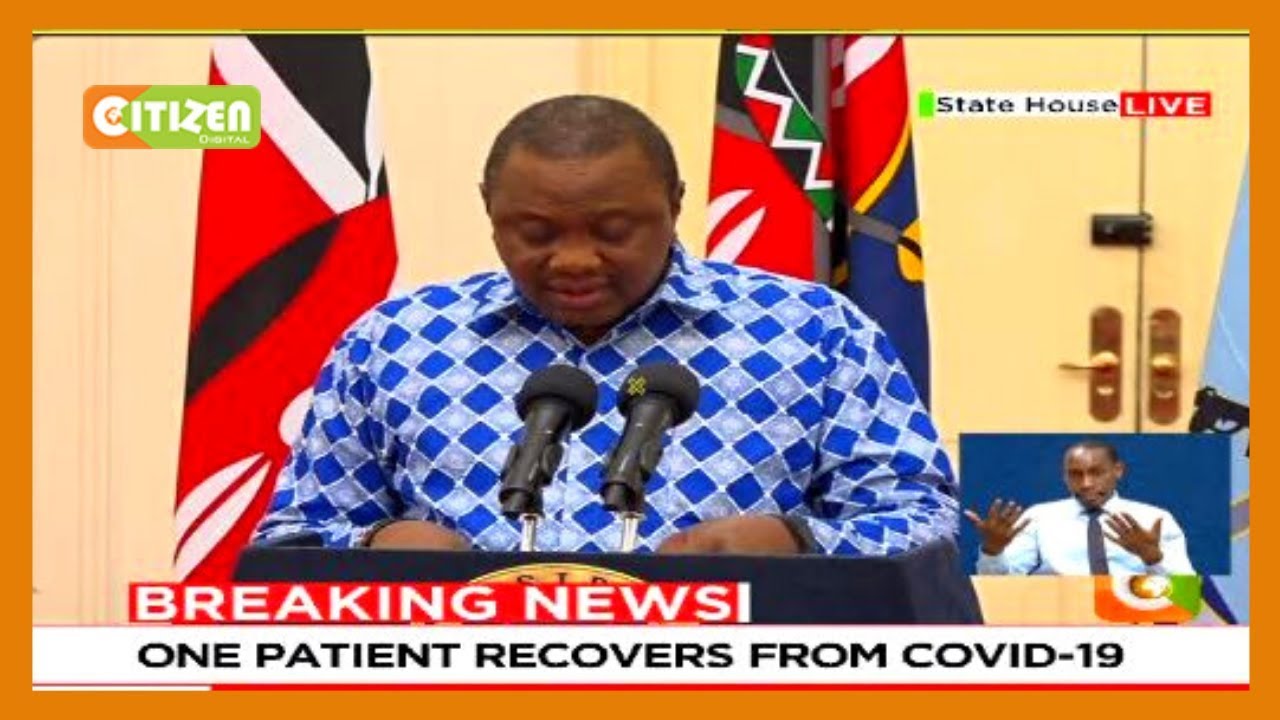 Rais Uhuru Kenyatta ametaoa agizo la kutotoka nje