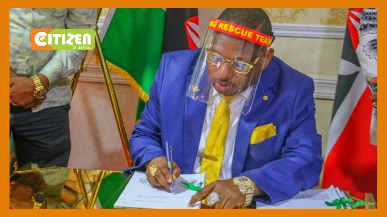 Governor Mike Sonko signs supplementary budget