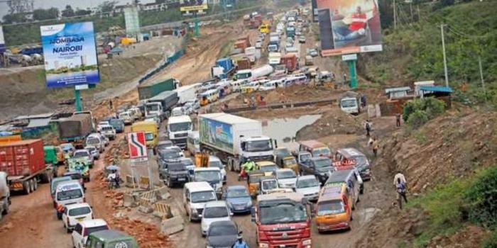 Tragedy: Two Construction Workers Escape Death as Road Caves In [VIDEO]