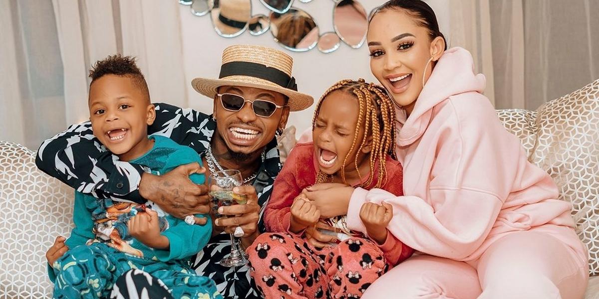 Zari excites fans with special Message to Diamond, shares this Family Portrait