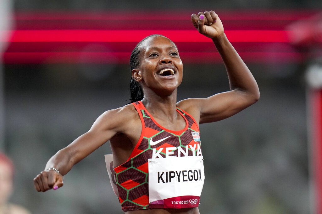 Faith Kipyegon Bags Kenya’s Second Gold in Tokyo Olympics