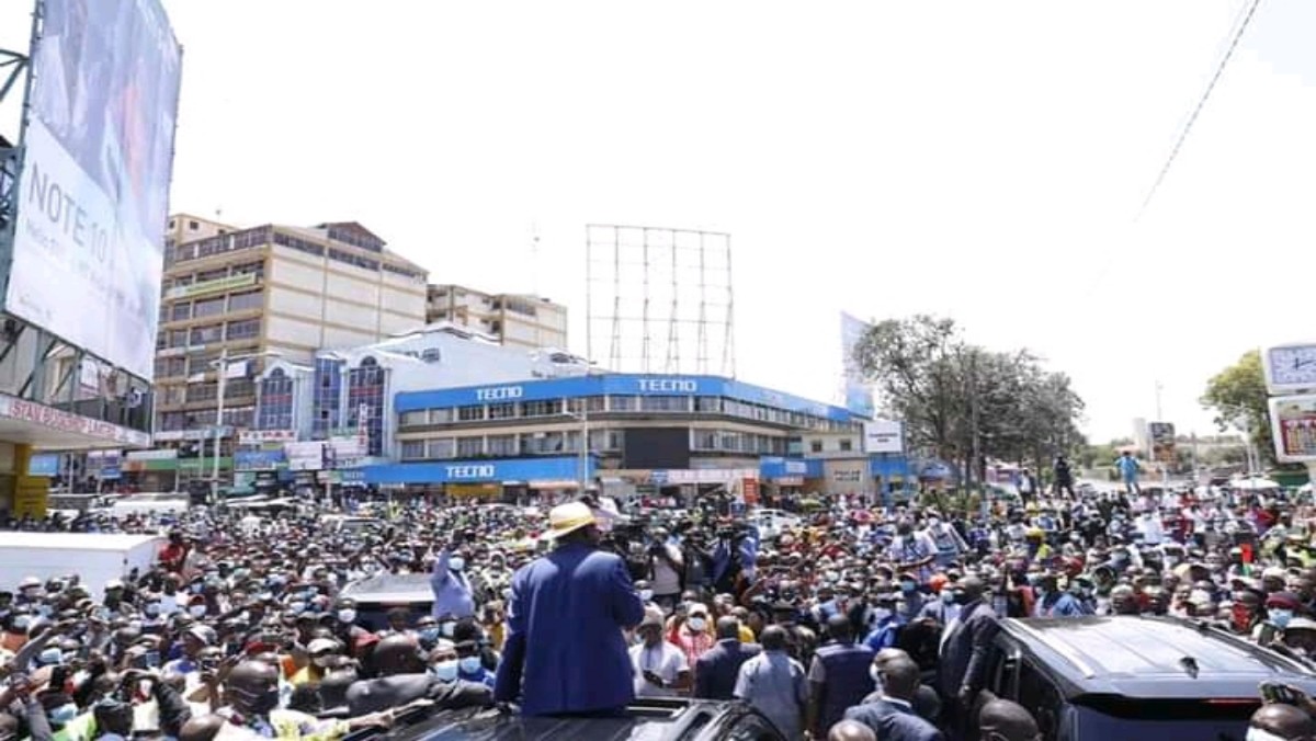 Raila Brings Nakuru to a Standstill as Uhuru Blesses Him For Top Seat