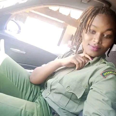 Njoo Unishike... Cop Mary Wanunu giving Kenyan Men sleepless nights